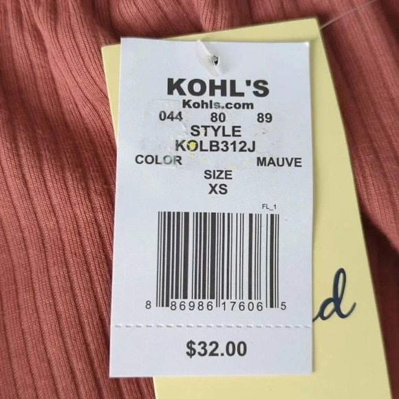 Yoga Pant Style Lounge Pant, High Waist. Kohl's Live To Be Spoiled - Picture 11 of 14